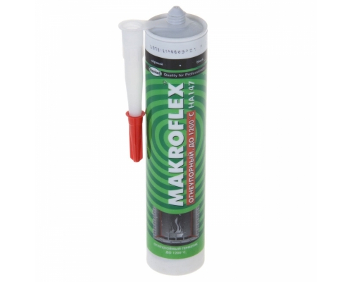 Герметик силикатный Огнеупорный MAKROFLEX HA147 черный ( 300 ml. ) 1327282